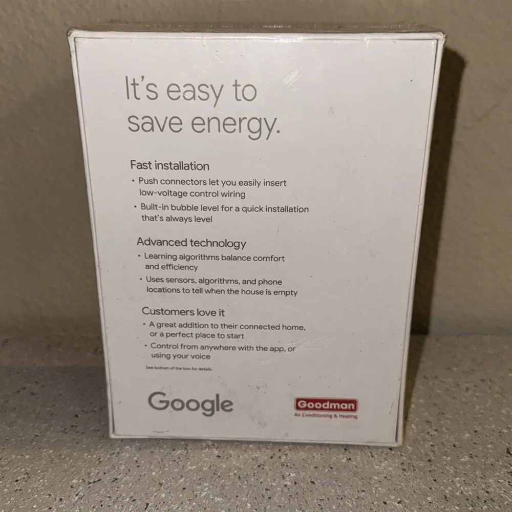 Google Nest Thermostat E Nest Pro Edition New in Box‎